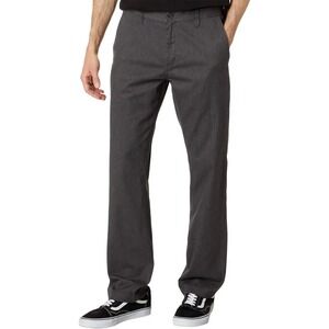 NWT Volcom Men's Frickin Modern Stretch Black Chino Pants Charcoal Size 28x32‎
